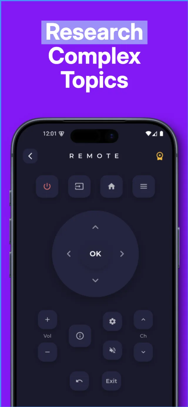 RemoteOne touchpad